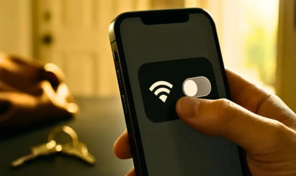 Turn Off Your Smartphone's wifi Before Leaving