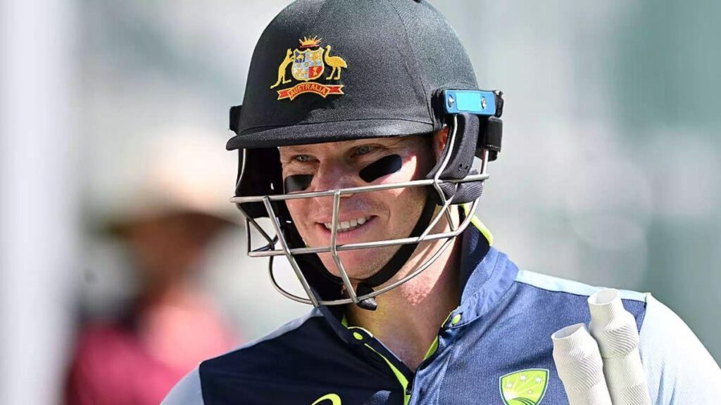 Why did Steve Smith have black tape over his eyes?
