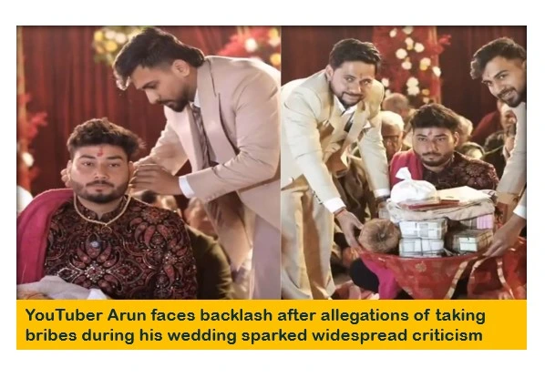 YouTuber Arun takes bribes on his wedding – Criticism breaks YouTuber Arun