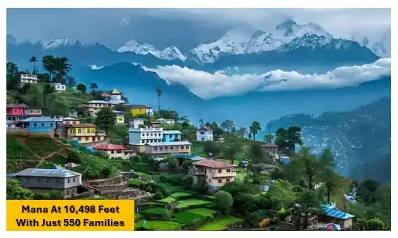 India’s Last Village Above The Clouds: Mana At 10,498 Feet With Just 550 Families India’s Last Village Above The Clouds