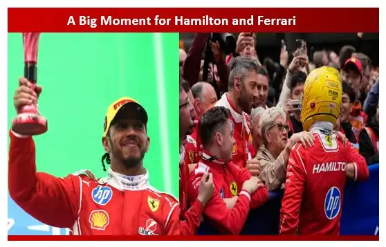 Lewis Hamilton Ends Podium Drought With Ferrari Calls Moment Special Lewis Hamilton Ends Podium Drought With Ferrari