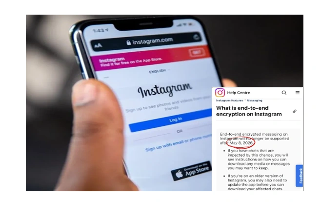 No more private chats? Meta to end Instagram end-to-end encryption feature after May 2026 Meta may end encryption