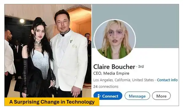 Grimes makes a stir after her sudden switch to LinkedIn leaves fans confused Grimes makes a stir after her sudden switch to LinkedIn leaves fans confused