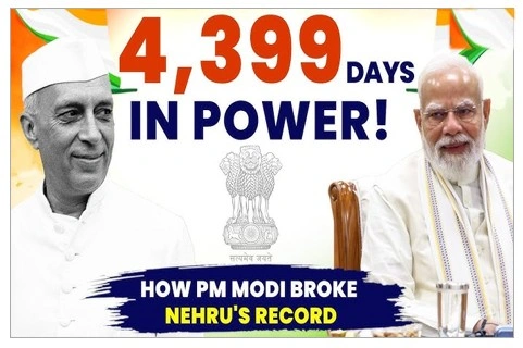 PM Modi becomes India’s longest serving elected PM breaking Nehru’s record PM Modi becomes India's longest serving elected PM